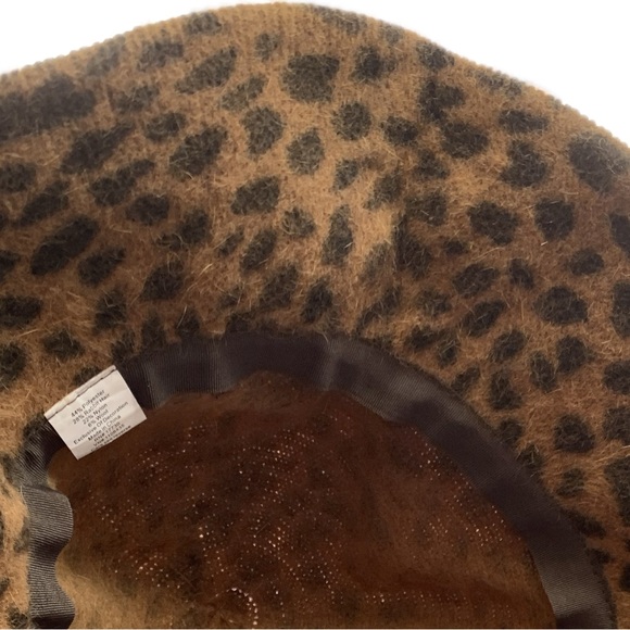 Animal Print Floppy Bucket hat, brown & tan - Picture 2 of 6